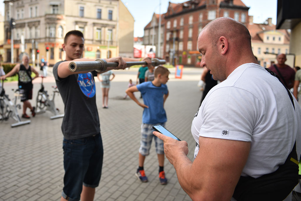 Klub Fitness World namawiał legniczan do wspólnego trenowania
