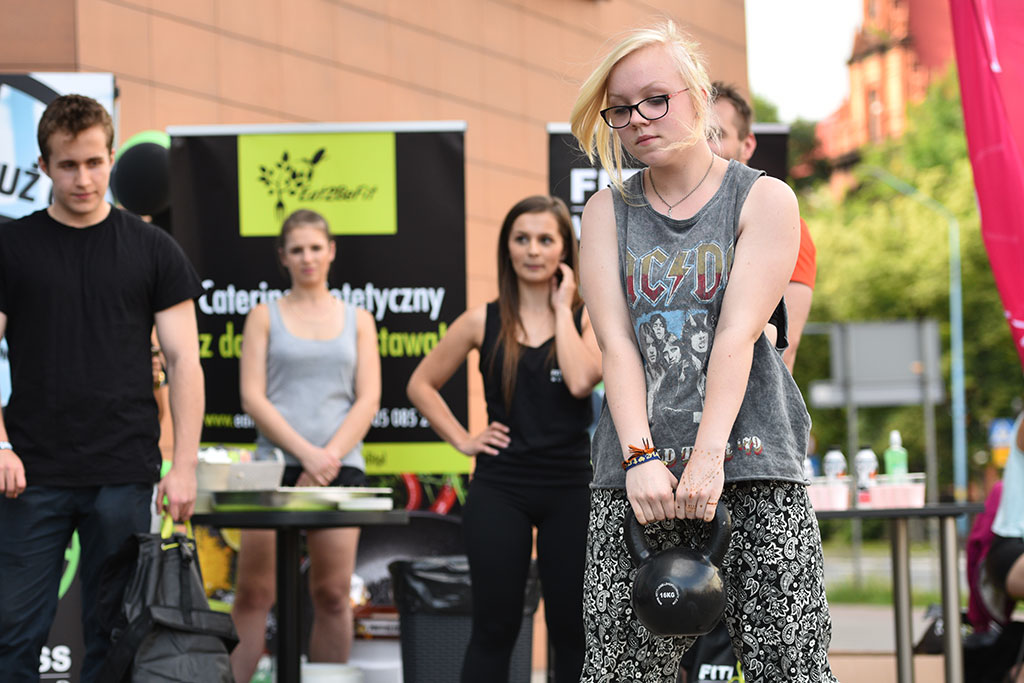 Klub Fitness World namawiał legniczan do wspólnego trenowania