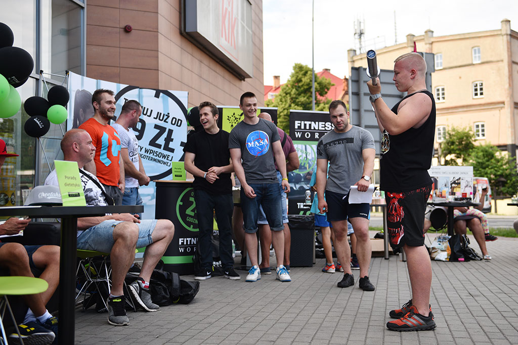 Klub Fitness World namawiał legniczan do wspólnego trenowania