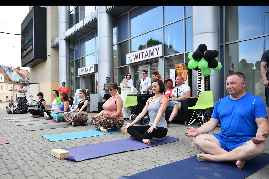 Klub Fitness World namawiał legniczan do wspólnego trenowania