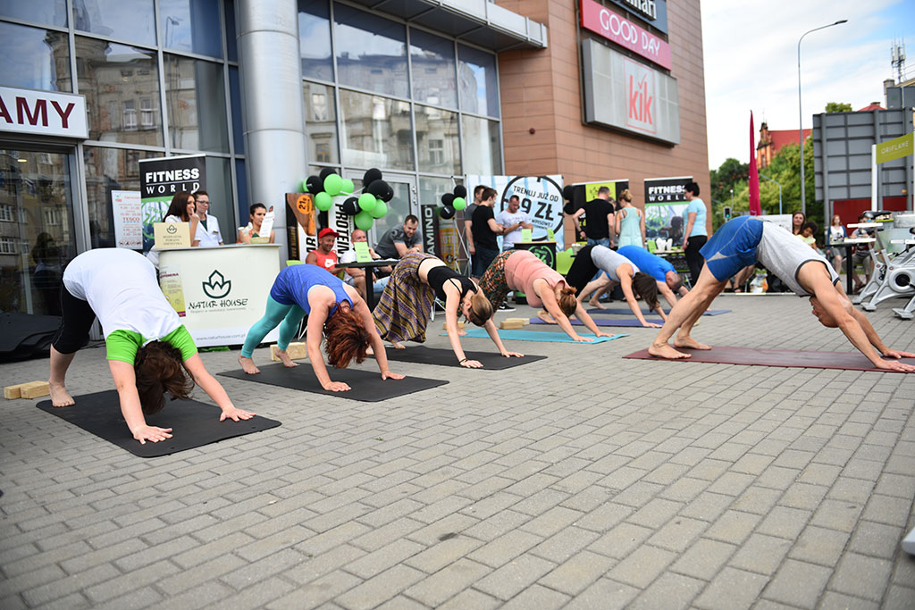 Klub Fitness World namawiał legniczan do wspólnego trenowania