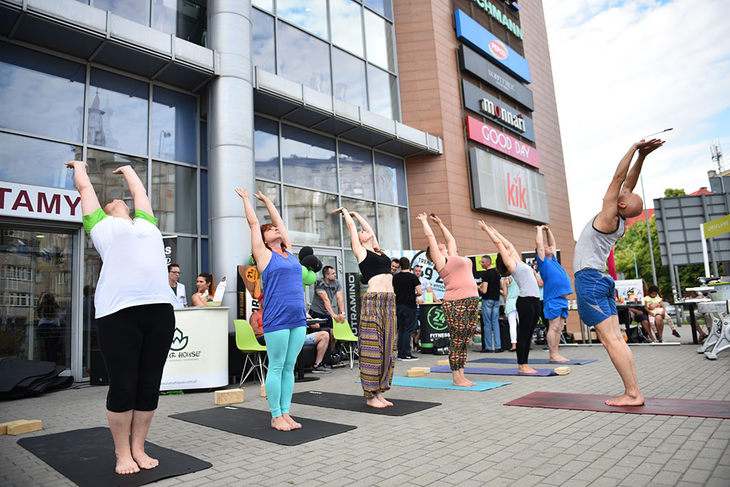 Klub Fitness World namawiał legniczan do wspólnego trenowania