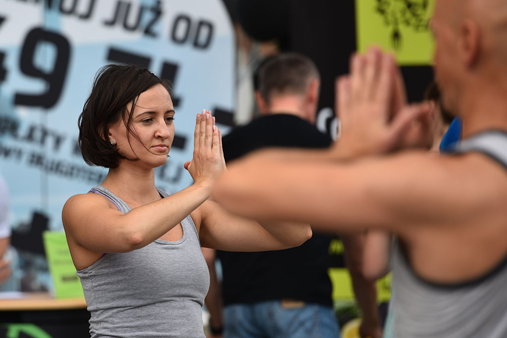 Klub Fitness World namawiał legniczan do wspólnego trenowania