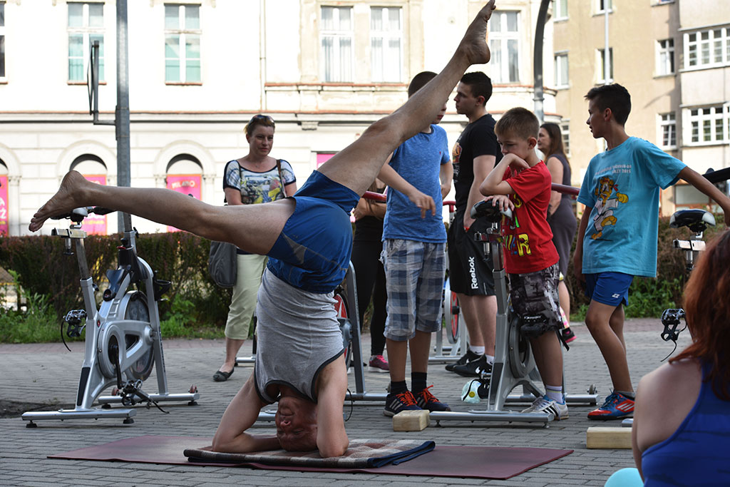 Klub Fitness World namawiał legniczan do wspólnego trenowania
