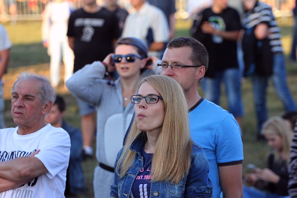 Łąki Łan porwał publiczność zgromadzoną na lotnisku