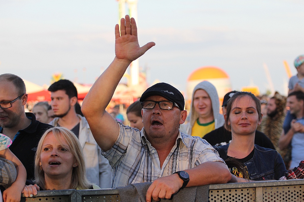 Łąki Łan porwał publiczność zgromadzoną na lotnisku