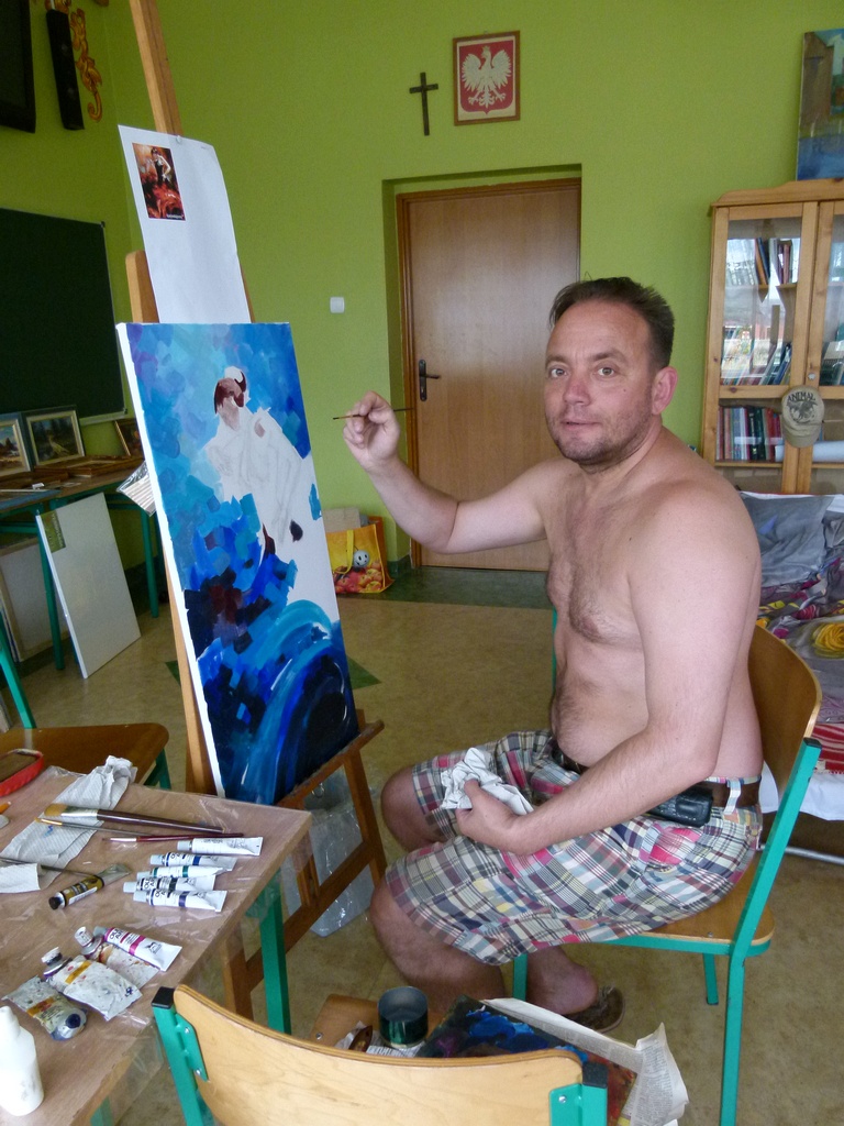 W Prochowicach trwa Międzynarodowy Plener Plastyczny