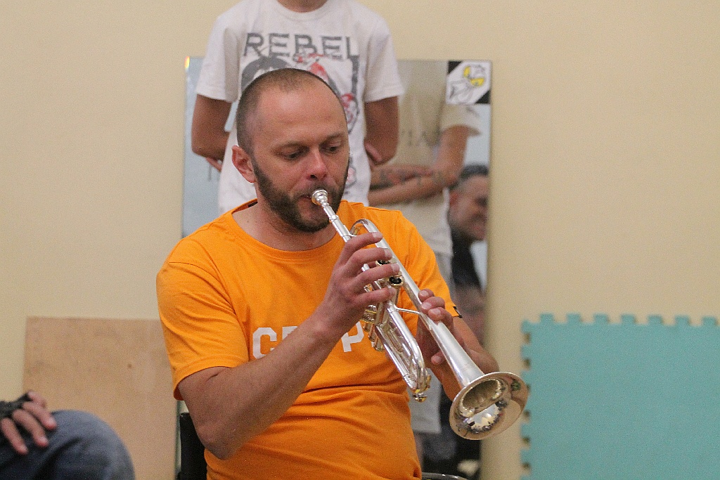 Tomek Kowal Kowalski gościem turnusu rehabilitacyjnego