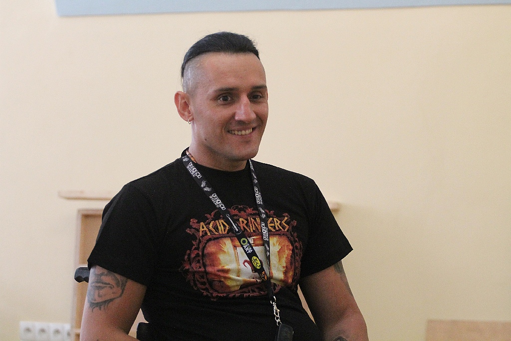 Tomek Kowal Kowalski gościem turnusu rehabilitacyjnego