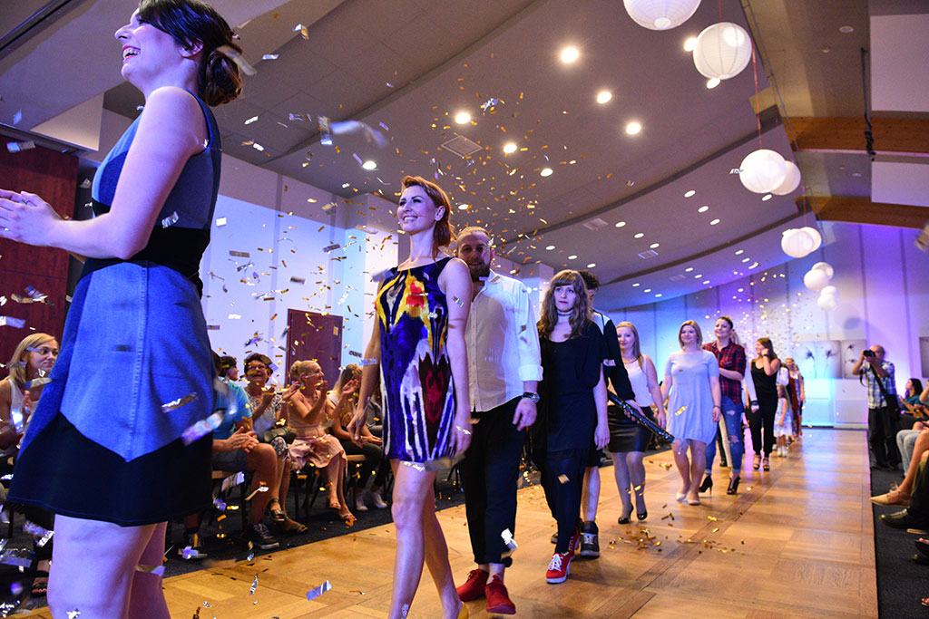 Gwiazdy seriali pokazały kreacje legnickich projektantów