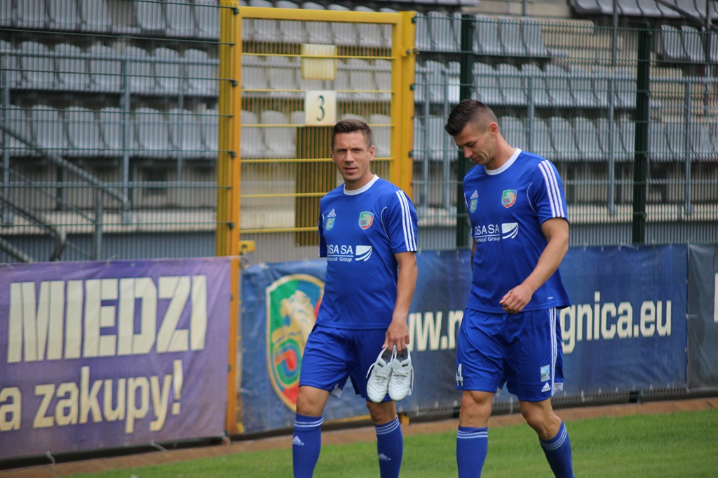 Sesja zdjęciowa piłkarzy pierwszoligowej Miedzi Legnica
