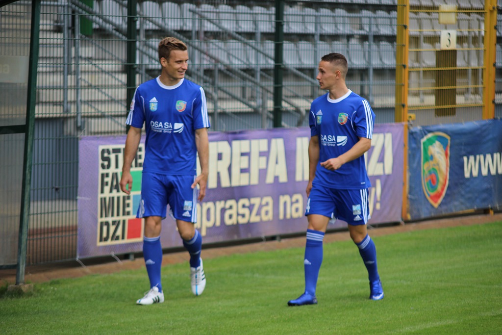 Sesja zdjęciowa piłkarzy pierwszoligowej Miedzi Legnica