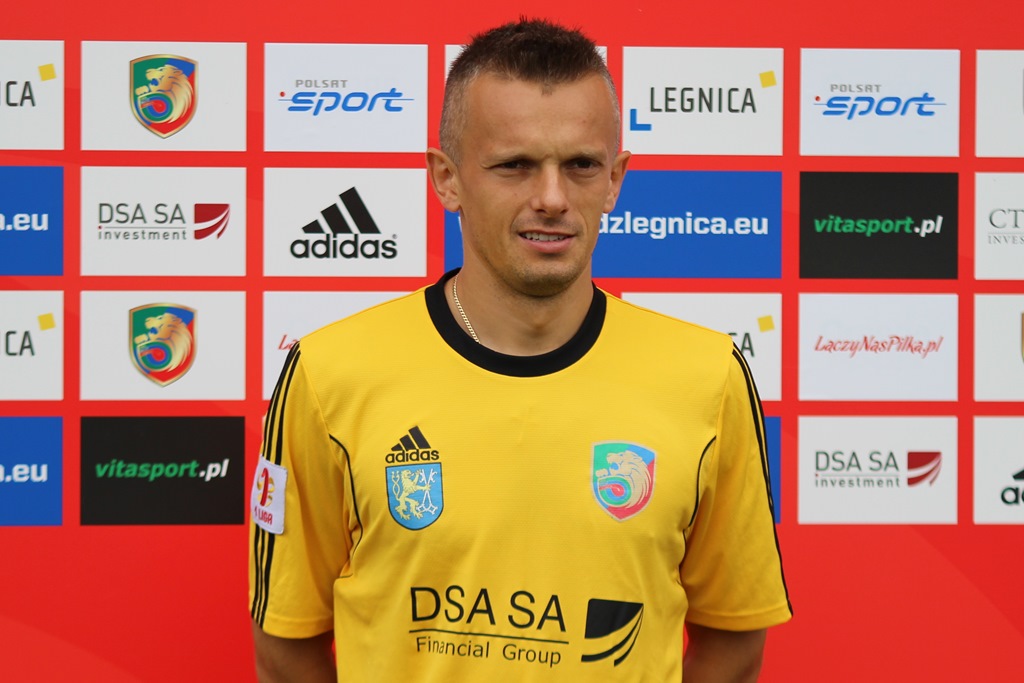Sesja zdjęciowa piłkarzy pierwszoligowej Miedzi Legnica