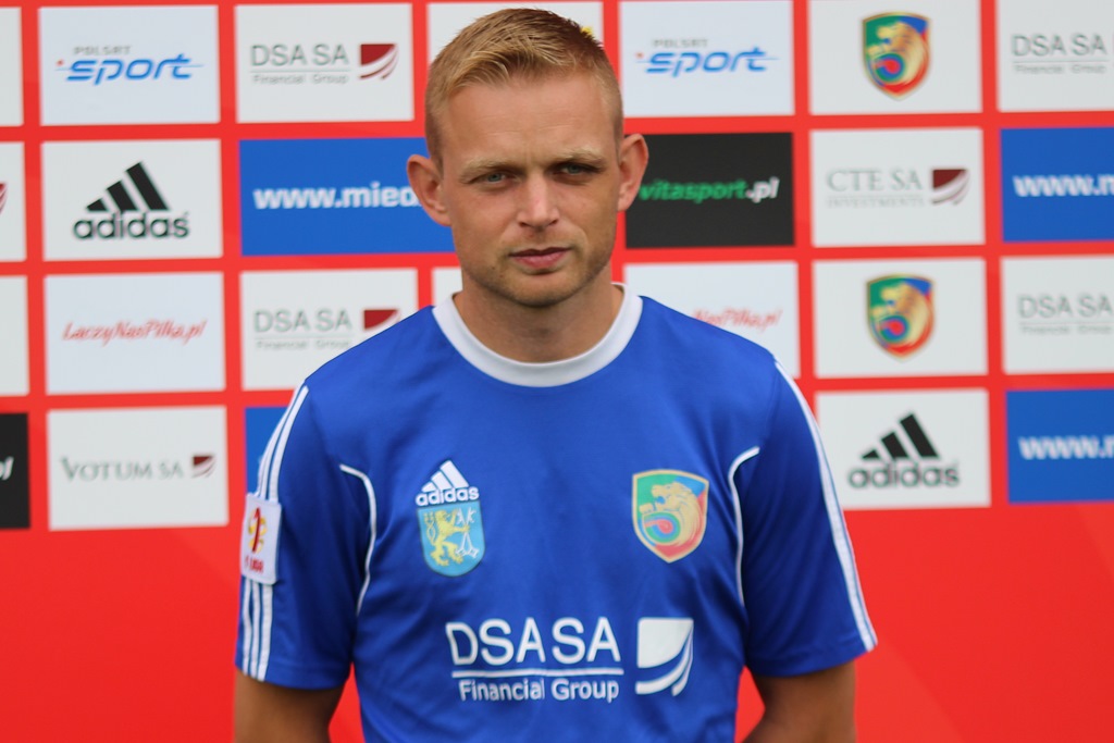Sesja zdjęciowa piłkarzy pierwszoligowej Miedzi Legnica