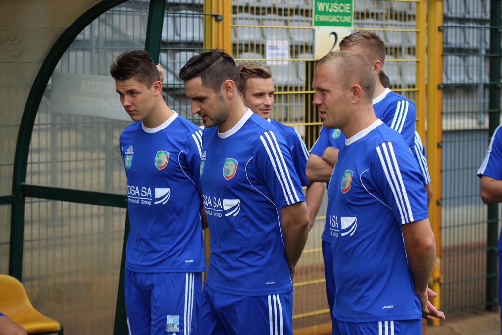 Sesja zdjęciowa piłkarzy pierwszoligowej Miedzi Legnica