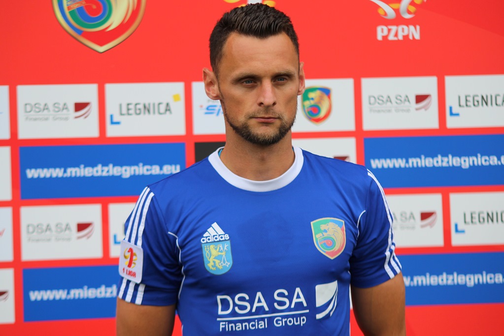 Sesja zdjęciowa piłkarzy pierwszoligowej Miedzi Legnica