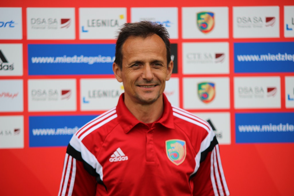 Sesja zdjęciowa piłkarzy pierwszoligowej Miedzi Legnica