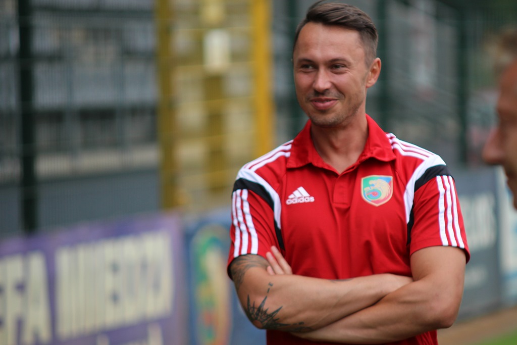 Sesja zdjęciowa piłkarzy pierwszoligowej Miedzi Legnica