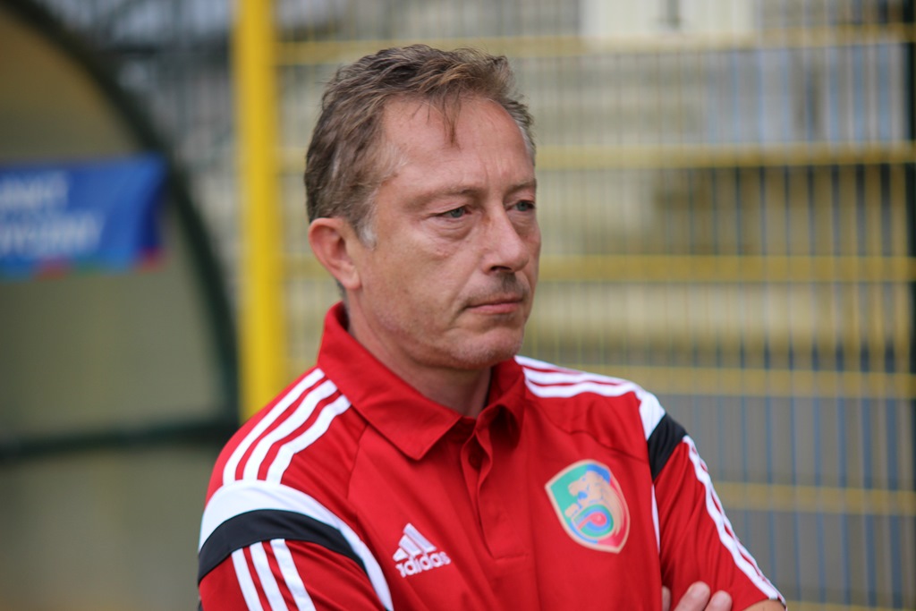 Sesja zdjęciowa piłkarzy pierwszoligowej Miedzi Legnica