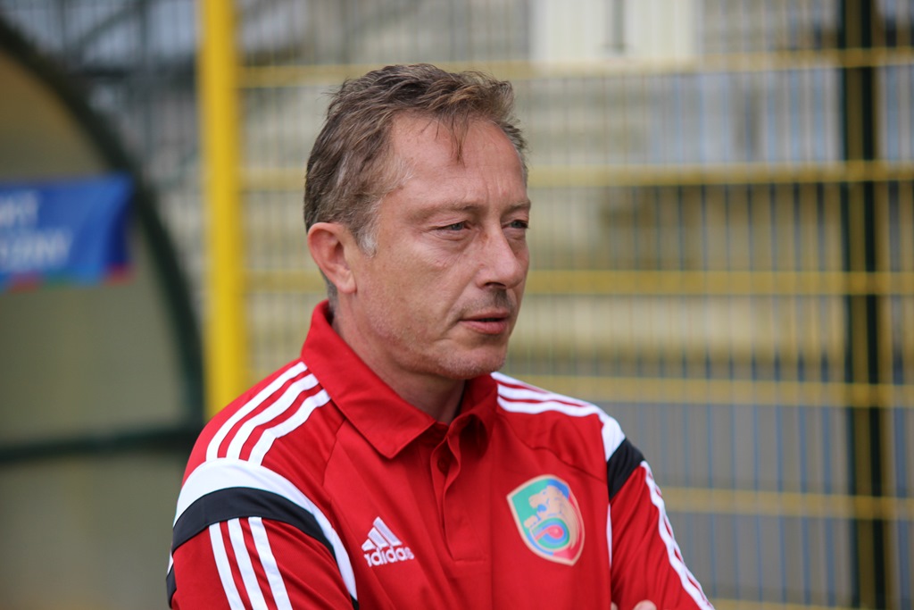 Sesja zdjęciowa piłkarzy pierwszoligowej Miedzi Legnica