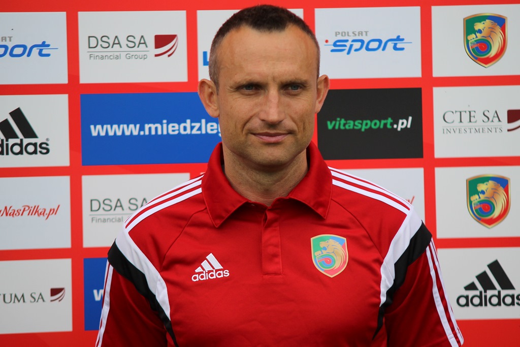 Sesja zdjęciowa piłkarzy pierwszoligowej Miedzi Legnica
