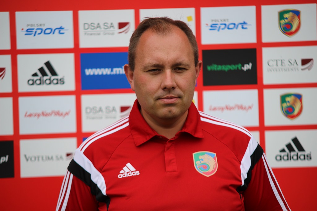 Sesja zdjęciowa piłkarzy pierwszoligowej Miedzi Legnica