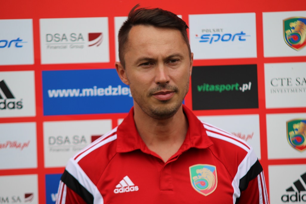 Sesja zdjęciowa piłkarzy pierwszoligowej Miedzi Legnica