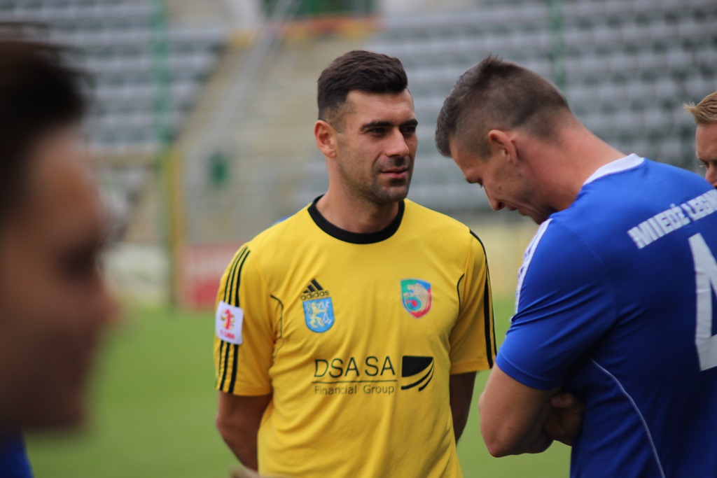 Sesja zdjęciowa piłkarzy pierwszoligowej Miedzi Legnica