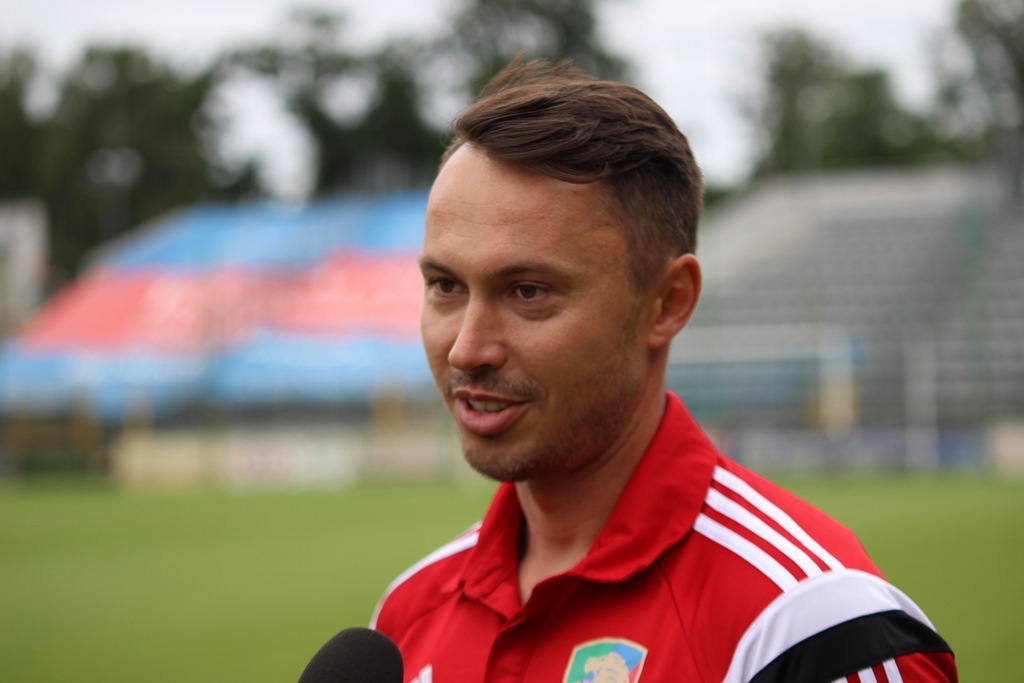 Sesja zdjęciowa piłkarzy pierwszoligowej Miedzi Legnica