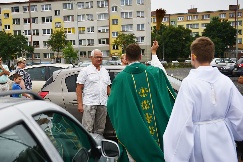 Święcenie samochodów w przeddzień Świętego Krzysztofa