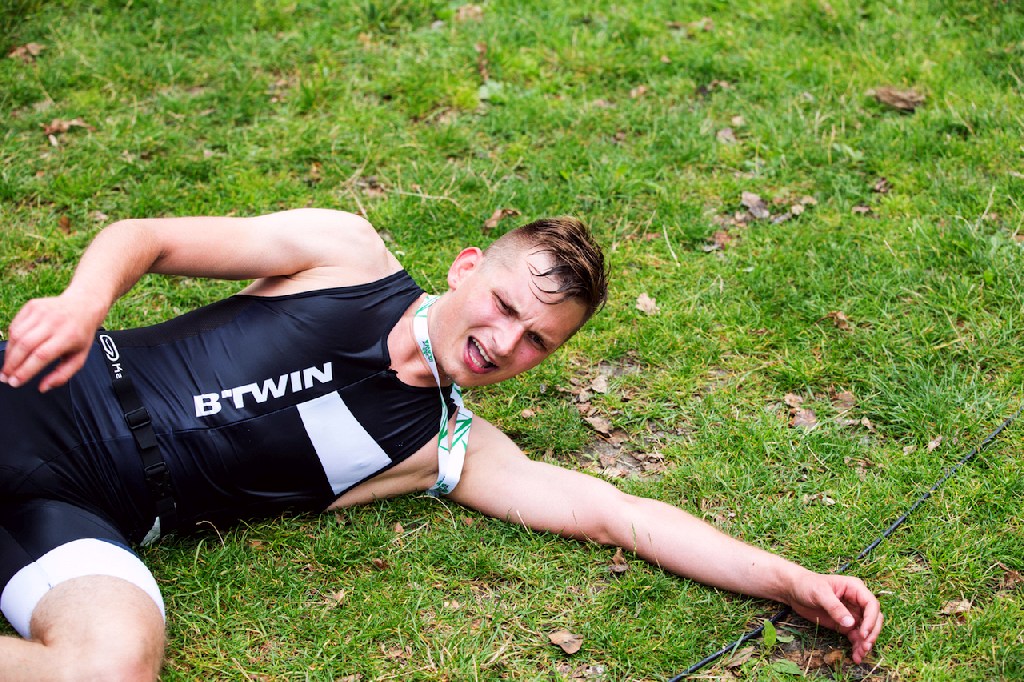 Legniccy twardziele walczyli na trasie triathlonu w Sławie