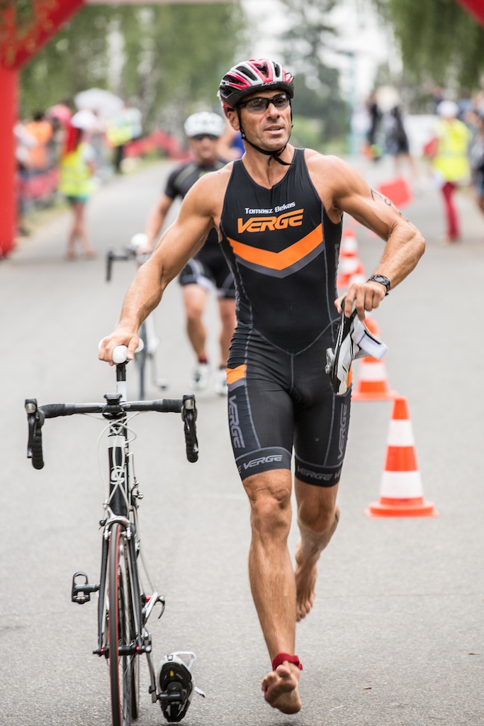 Legniccy twardziele walczyli na trasie triathlonu w Sławie
