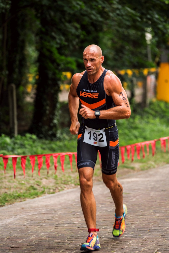 Legniccy twardziele walczyli na trasie triathlonu w Sławie
