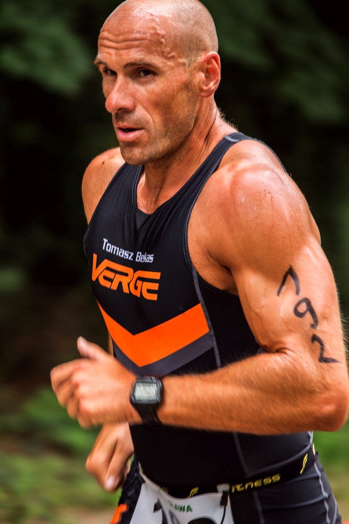 Legniccy twardziele walczyli na trasie triathlonu w Sławie