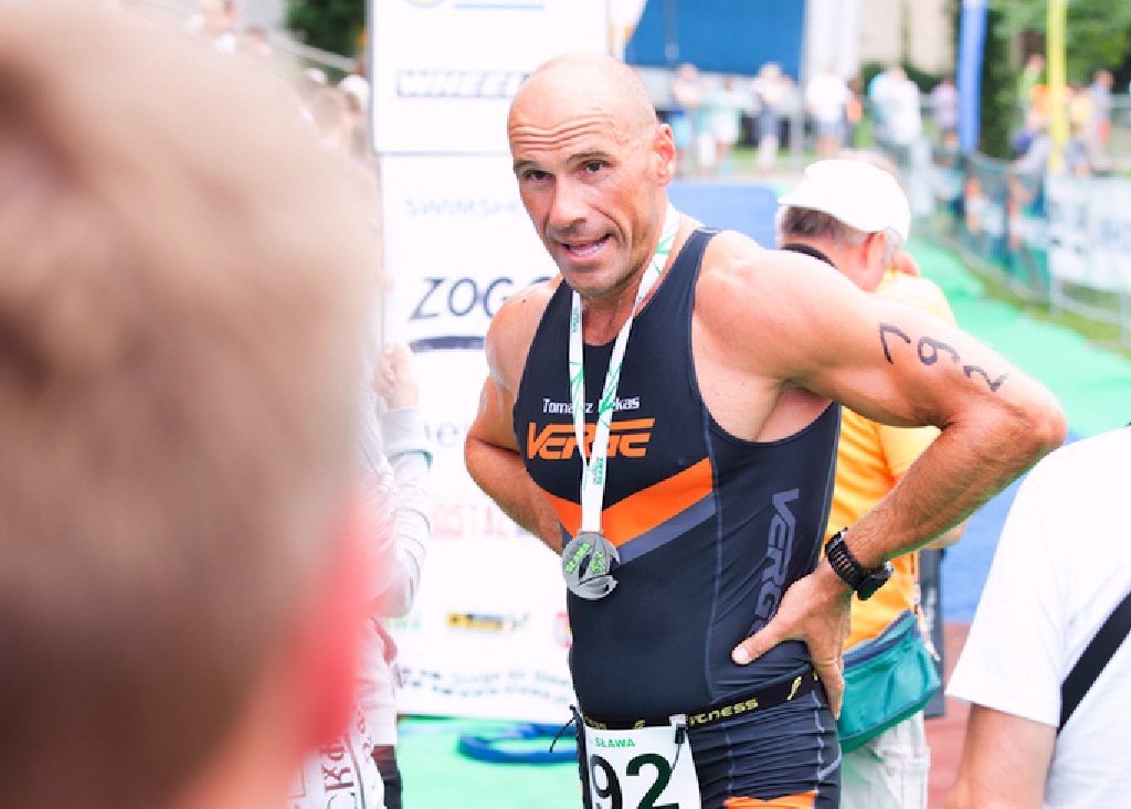Legniccy twardziele walczyli na trasie triathlonu w Sławie