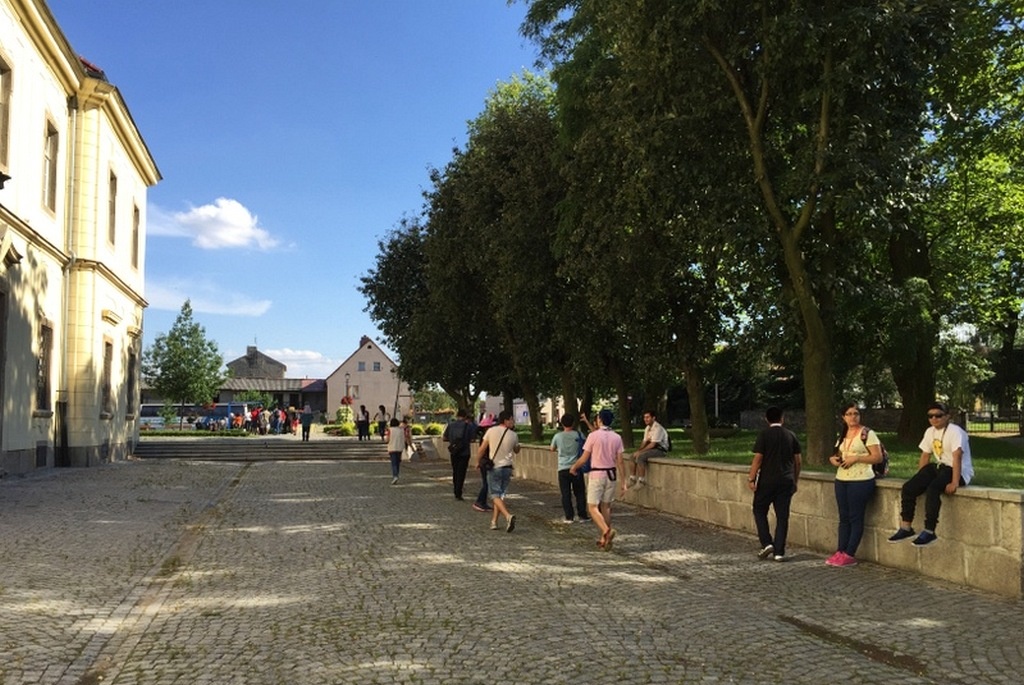 Peruwiańscy pielgrzymi odwiedzili Legnickie Pole w drodze na ŚDM