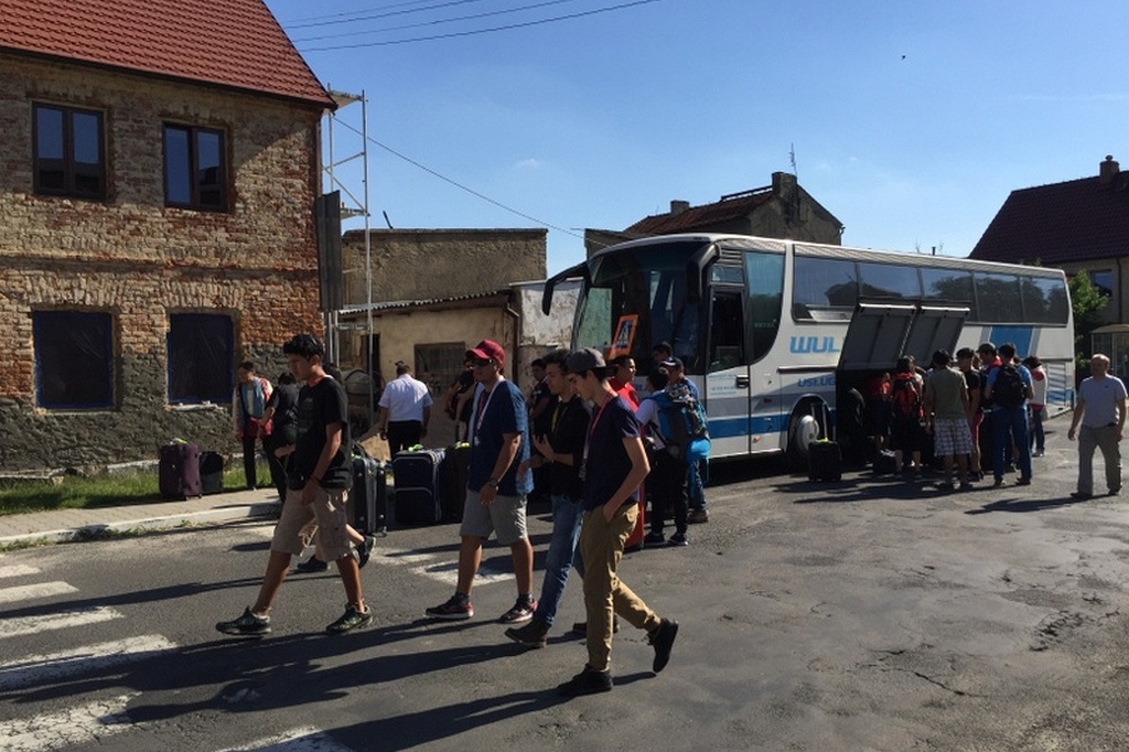 Peruwiańscy pielgrzymi odwiedzili Legnickie Pole w drodze na ŚDM