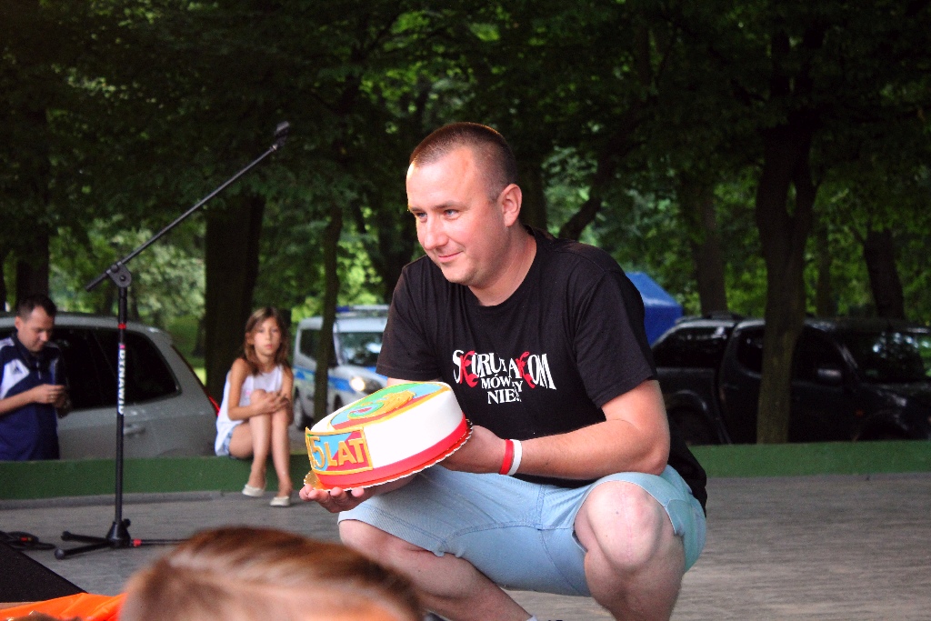 Zbierali pieniądze dla Konrada podczas festynu Miedzi