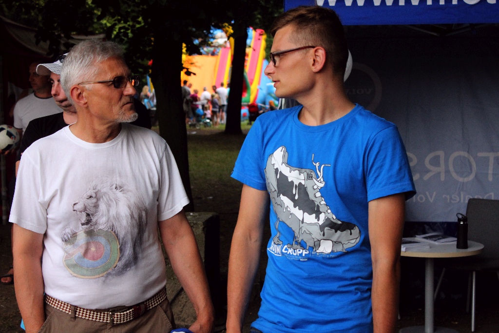 Zbierali pieniądze dla Konrada podczas festynu Miedzi