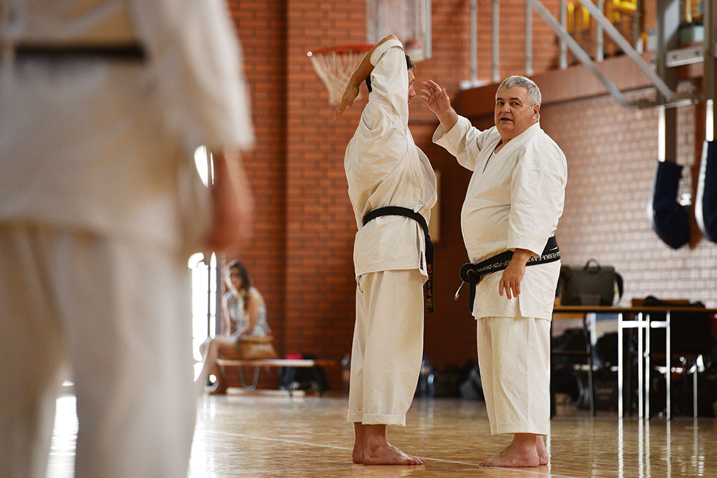 W Legnicy odbył się letni staż karate z Giuseppe Beghetto