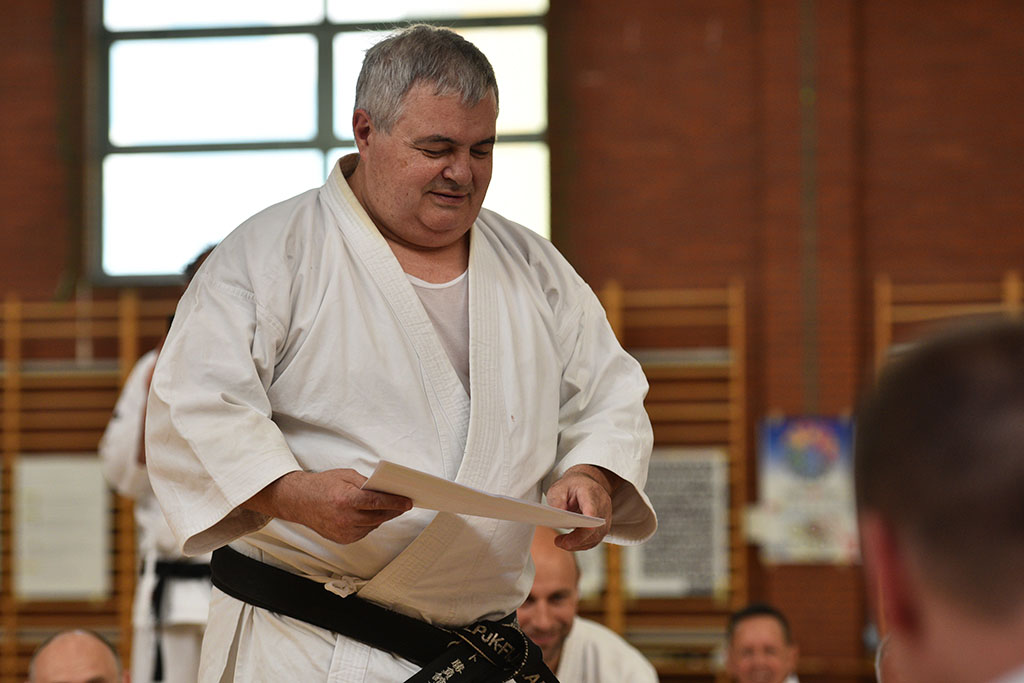 W Legnicy odbył się letni staż karate z Giuseppe Beghetto