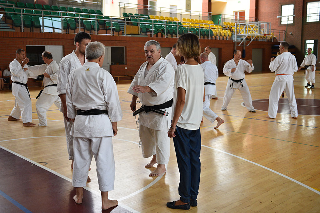 W Legnicy odbył się letni staż karate z Giuseppe Beghetto