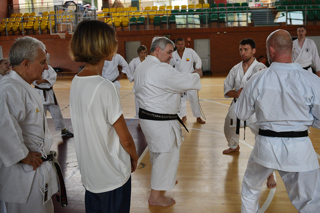 W Legnicy odbył się letni staż karate z Giuseppe Beghetto