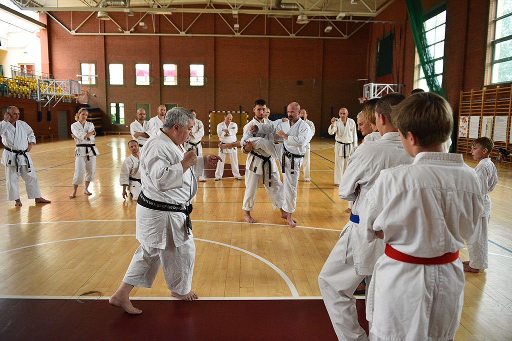 W Legnicy odbył się letni staż karate z Giuseppe Beghetto
