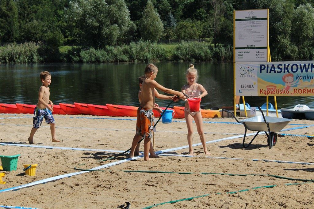 Na legnickim Kormoranie tworzyli wspaniałe rzeźby z piasku