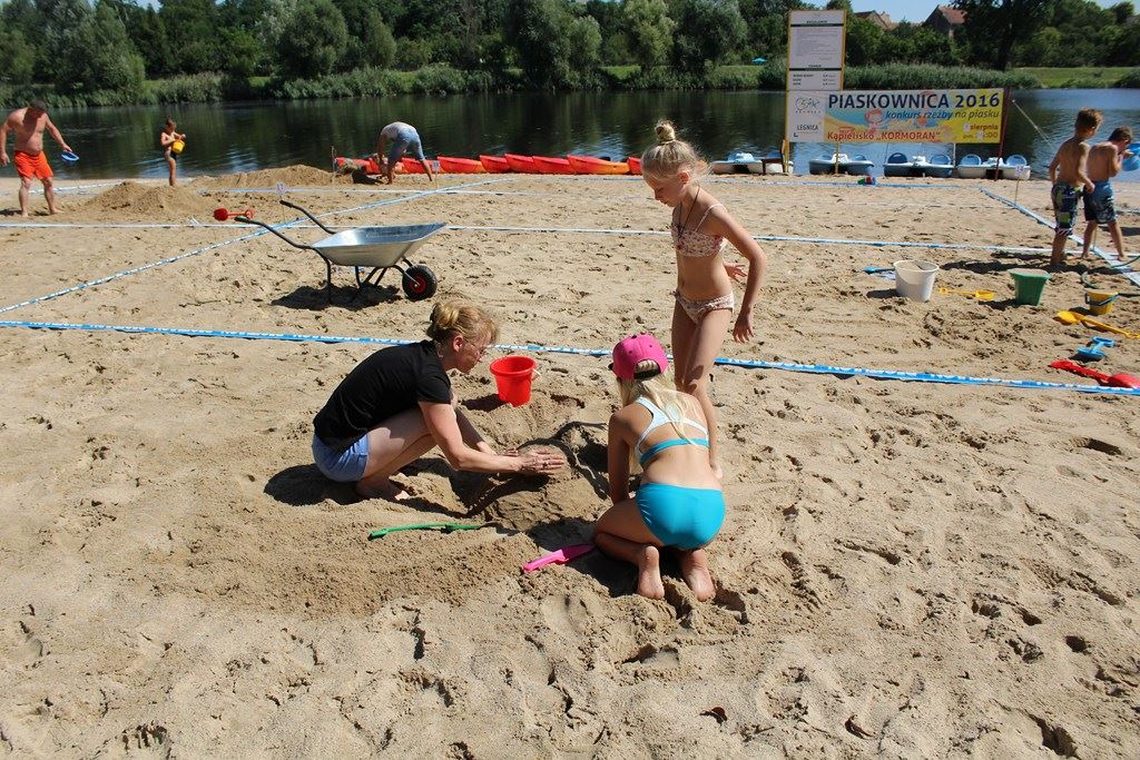 Na legnickim Kormoranie tworzyli wspaniałe rzeźby z piasku