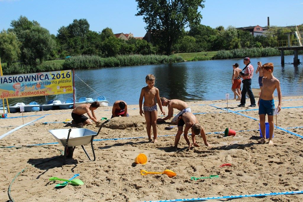 Na legnickim Kormoranie tworzyli wspaniałe rzeźby z piasku