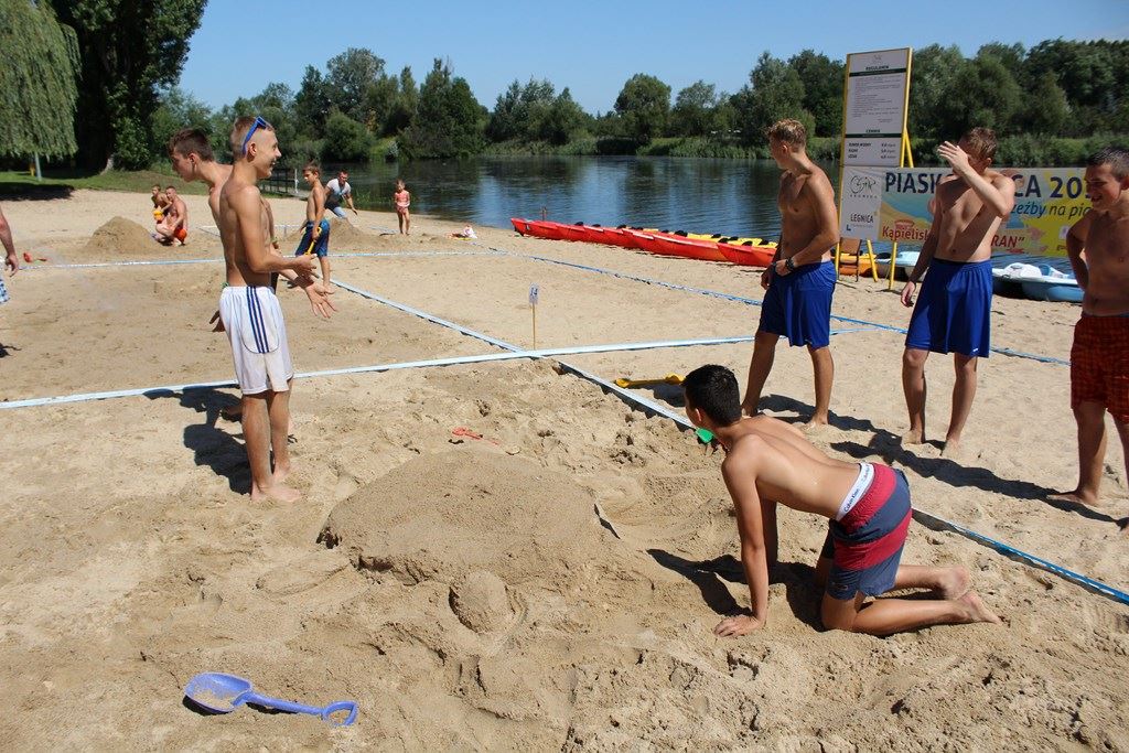 Na legnickim Kormoranie tworzyli wspaniałe rzeźby z piasku