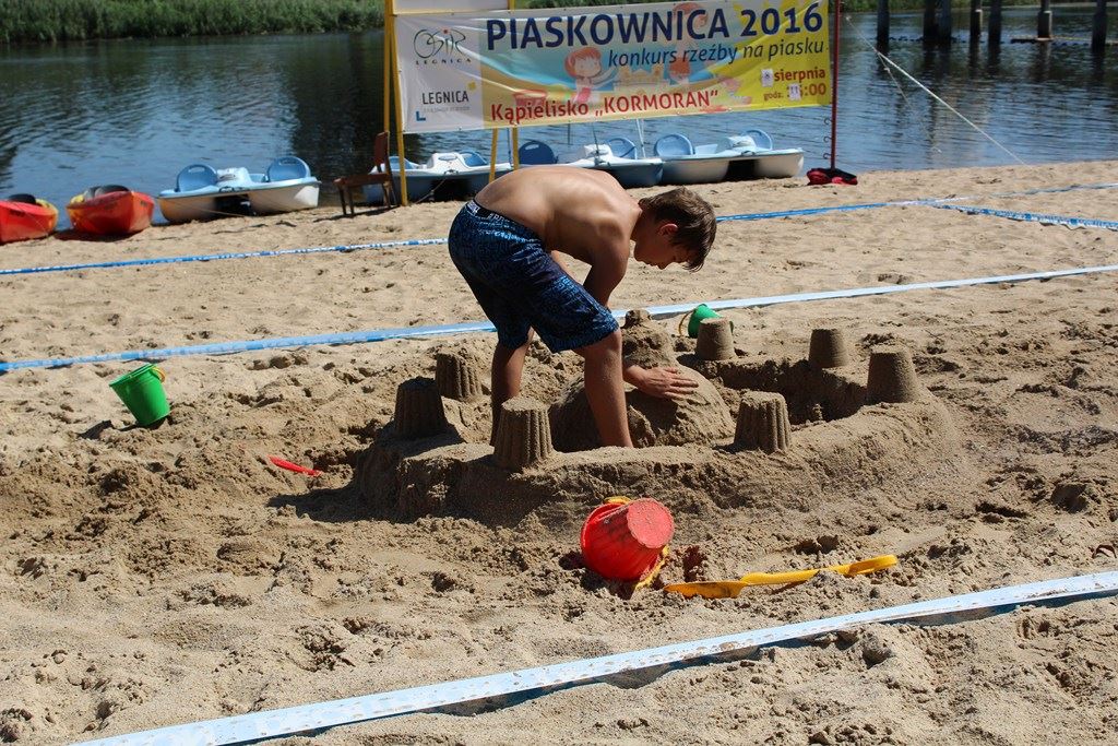 Na legnickim Kormoranie tworzyli wspaniałe rzeźby z piasku