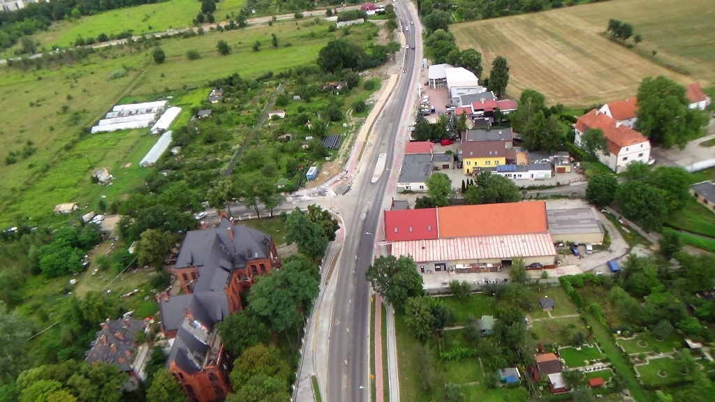 Zobaczcie, jak dziś wygląda ulica Jaworzyńska z lotu ptaka